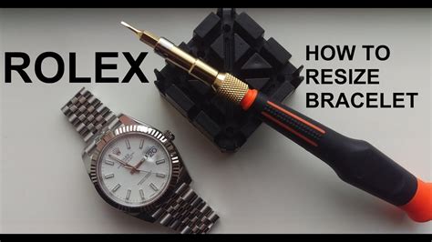 how to resize a rolex watch